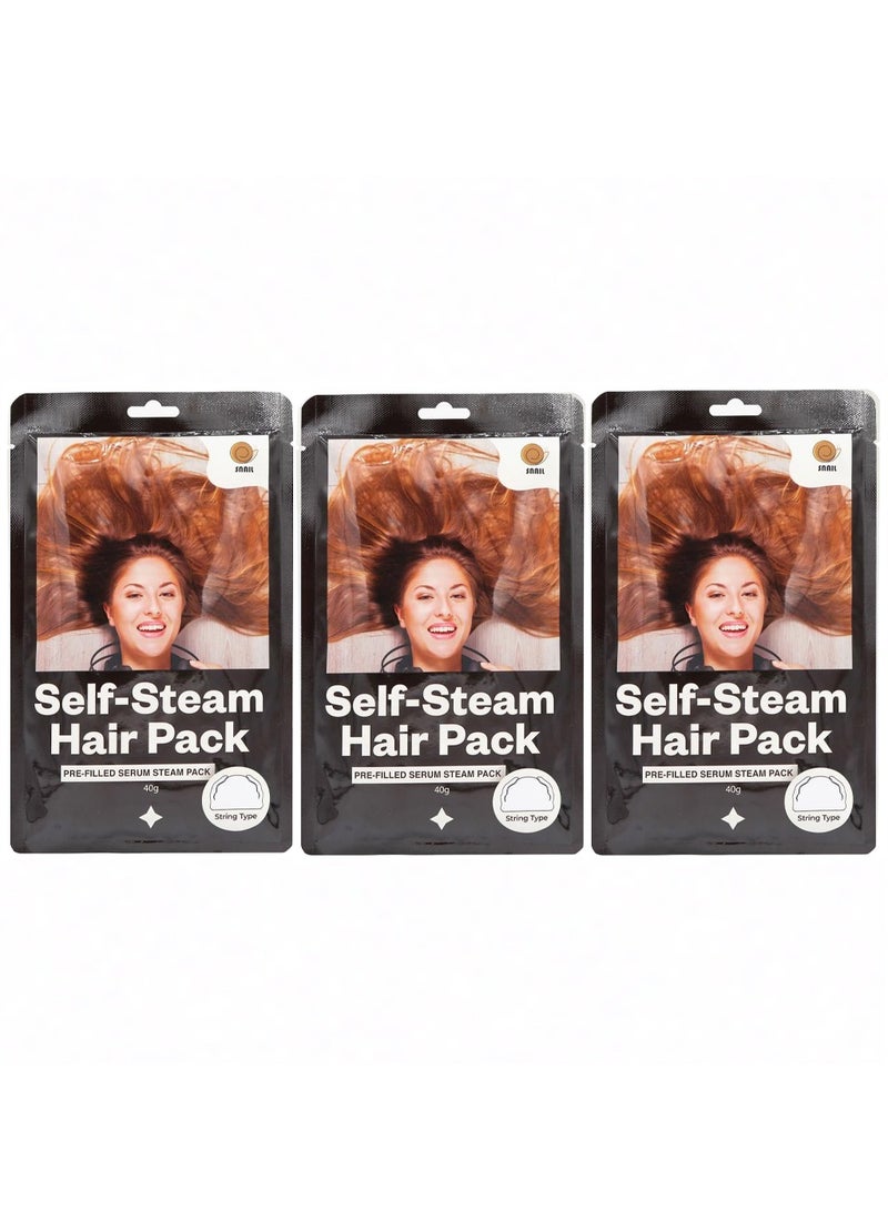 سنايل مجموعة مكونة من 5 قطع ماسك بخار الشعر الذاتي 40جرام - Image 2