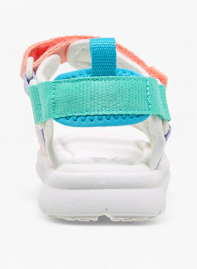 بيرفيت صنادل بناتي بشريط لاصق وتصميم ملون - Image 4