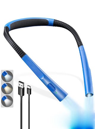 LED Neck Reading Light, Book Light for Reading in Bed, 3 Colors, 6 Brightness Levels, Bendable Arms, Rechargeable, Long Lasting, Perfect for Reading, Knitting, Camping, Repairing - pzsku/Z26A75B4A15F68595B47FZ/45/_/1670565760/773d6393-0bb4-44aa-838d-d9d3816346cf