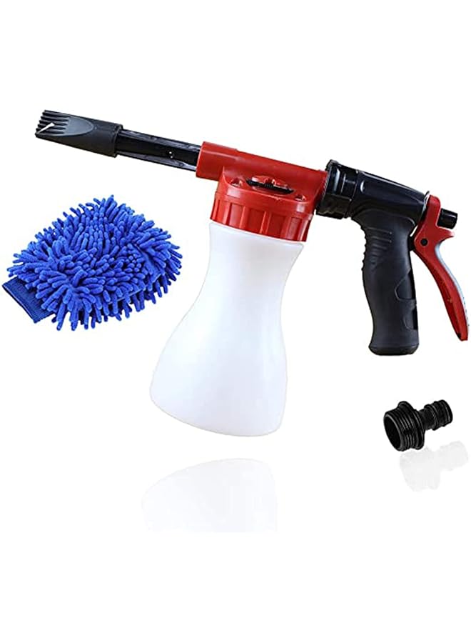 KASTWAVE Car Foam Gun With Adjustable Water Pressure - Hose Wash Sprayer With Adjustment Ratio Dial, Foam Blaster Attaches To Any Garden Hose - Image 1