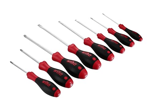 Wiha 30298 8Piece Slotted and Phillips Screwdriver Set with Soft Finish Handles - Image 3