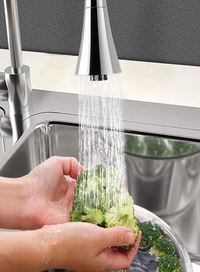 FLAVION 360° Flexible Faucet Extender Tap with Splash Filter,Kitchen Sink Water Saving Nozzle Sprayer Ideal for Bathroom & Kitchen,restaurants and utility sinks.(FAUCET-E-LONG 1PCS, PACK OF 1) - Image 2