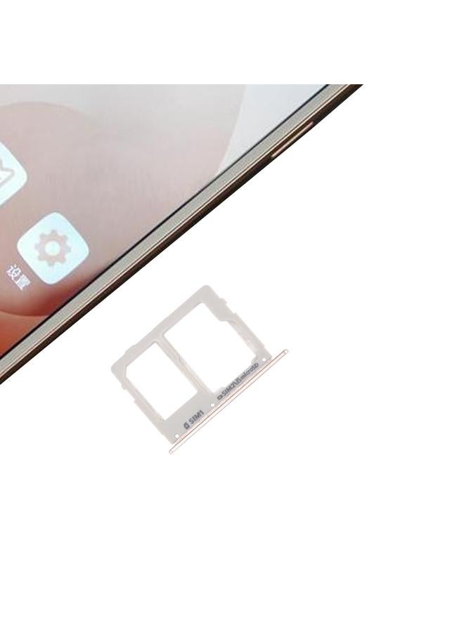 إيروريكس لـ Galaxy C7 Pro / C7010 و C5 Pro / C5010 درج بطاقة SIM + درج بطاقة SIM / Micro SD (ذهبي) - Image 1