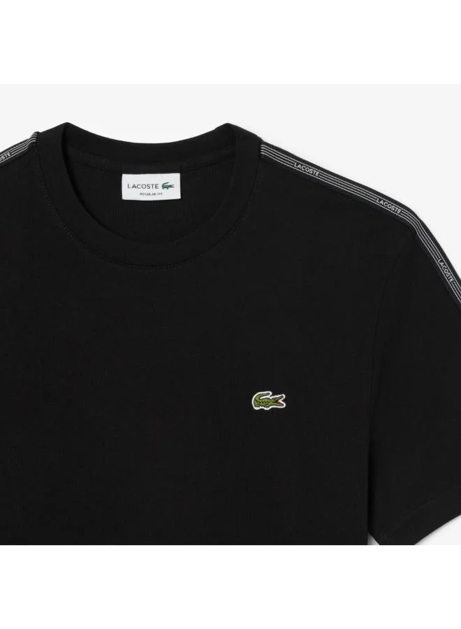 لاكوست Regular Fit Stripe Band T-Shirt