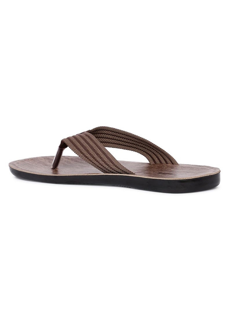 Bata Men Casual Slipper - Brown (UK- 7) - Image 3