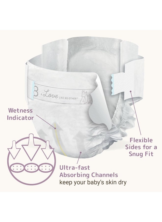 BAMBO NATURE Bambo Nature Premium Baby Diapers (SIZES 0 TO 6 AVAILABLE), Size 3, 174 Count  - Image 3