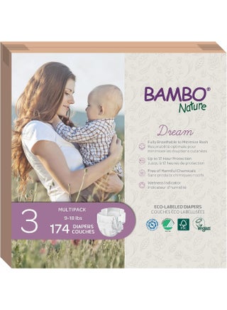 Bambo Nature Premium Baby Diapers (SIZES 0 TO 6 AVAILABLE), Size 3, 174 Count - pzsku/Z26A79725B46A2957B9CBZ/45/1746640086/f3d58167-cf82-4a65-95aa-425225895580