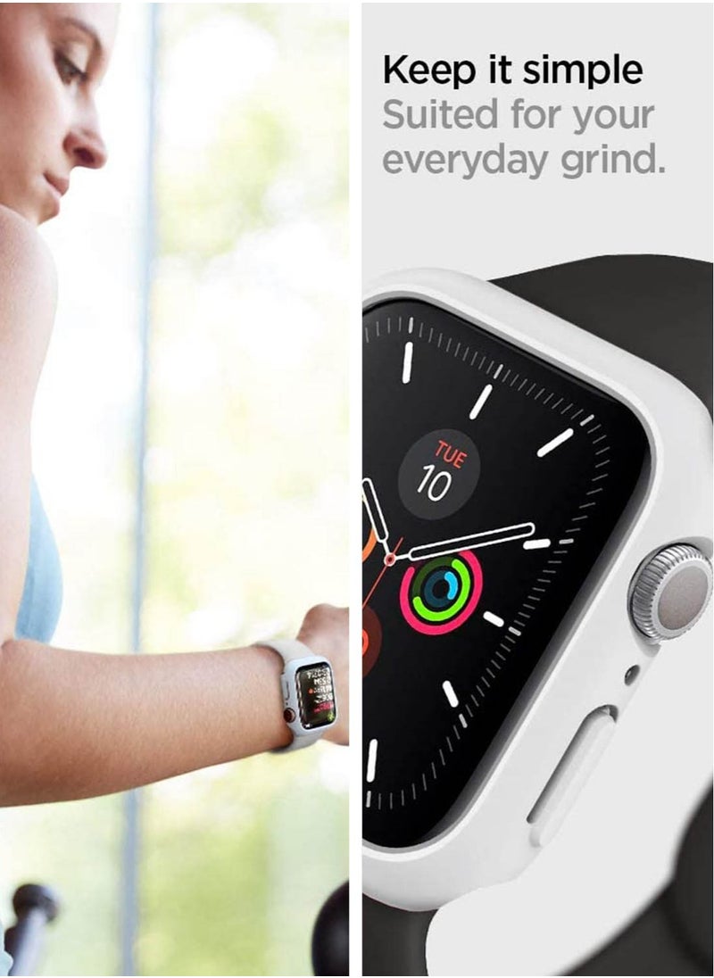 Spigen Thin Fit for Apple Watch 44mm Series 6 / SE / 5 / 4 Case Cover -White  - Image 5