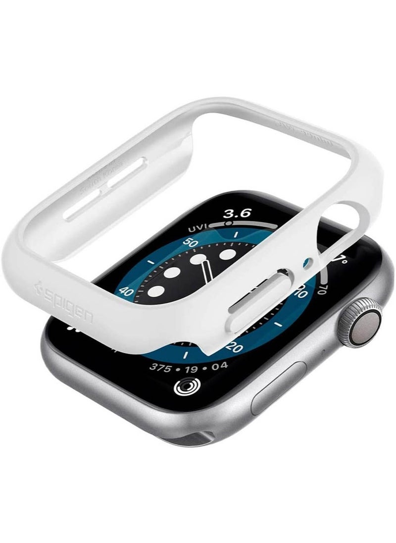 Spigen Thin Fit for Apple Watch 44mm Series 6 / SE / 5 / 4 Case Cover -White  - Image 1