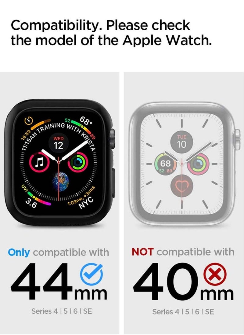 غطاء حماية رفيع مناسب لساعة Apple Watch مقاس 44 مم Series 6 / SE / 5 / 4 - أبيض