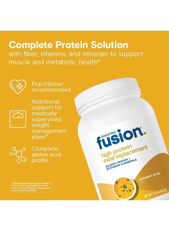 Bariatric Fusion Chicken Soup Meal Replacement 27g Protein Powder, 21 Serving Tub for Bariatric Surgery Patients Including Gastric Bypass and Sleeve Gastrectomy - No Gluten, Aspartame or Sugar - Image 2