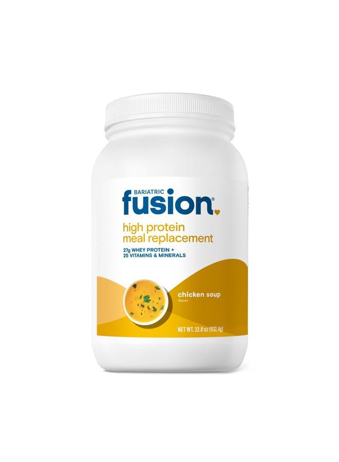 Bariatric Fusion Chicken Soup Meal Replacement 27g Protein Powder, 21 Serving Tub for Bariatric Surgery Patients Including Gastric Bypass and Sleeve Gastrectomy - No Gluten, Aspartame or Sugar - Image 1