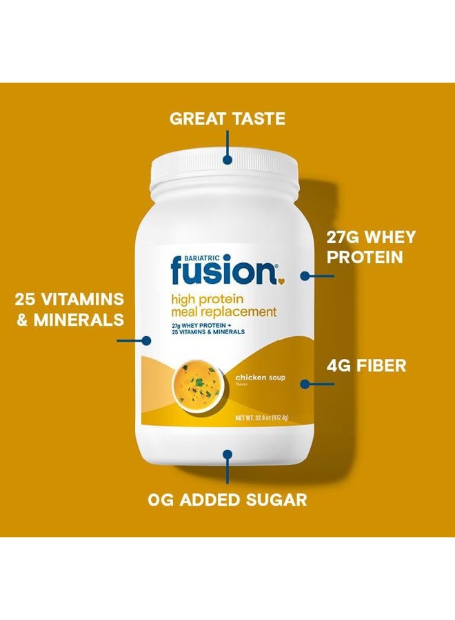 Bariatric Fusion Chicken Soup Meal Replacement 27g Protein Powder, 21 Serving Tub for Bariatric Surgery Patients Including Gastric Bypass and Sleeve Gastrectomy - No Gluten, Aspartame or Sugar - Image 3