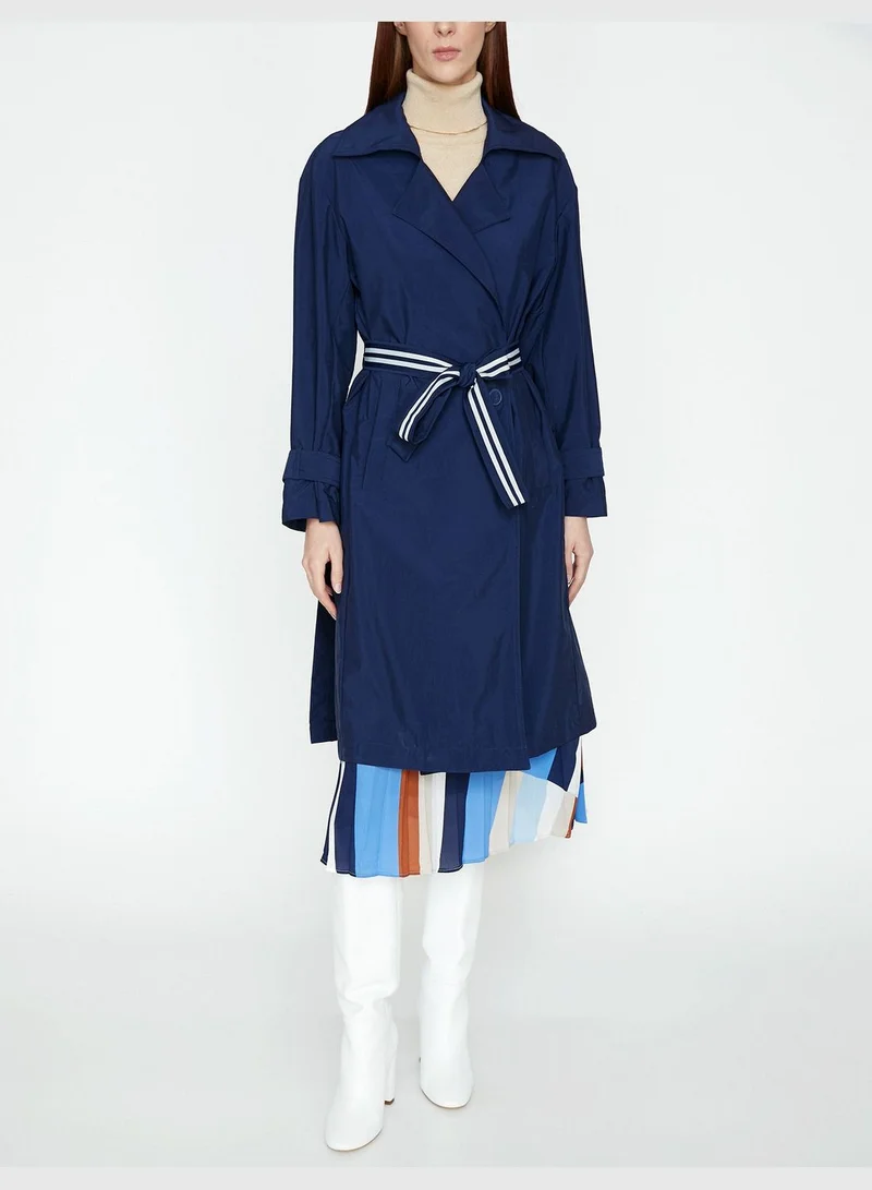 KOTON Belt Detailed Trenchcoat