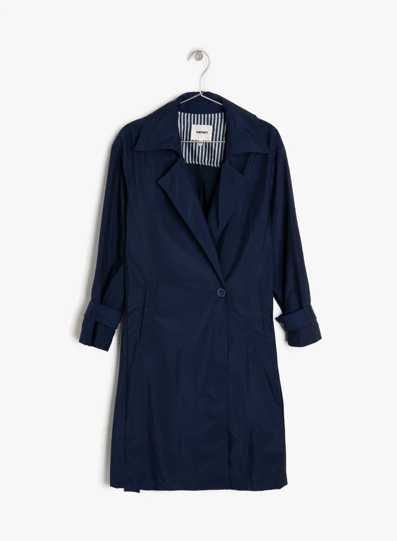 KOTON Belt Detailed Trenchcoat