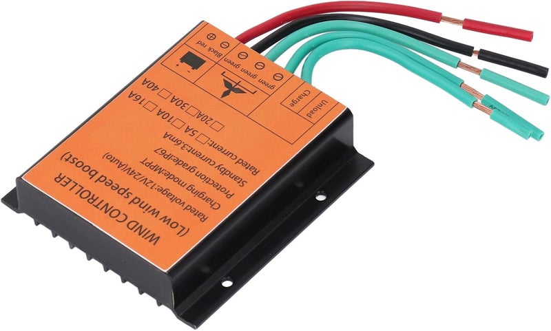 Wind Controller, MPPT Power Tracking 12V 24V Wind Generator Controller, Step with 16A Current PWM Noiseless Unloading for Battery Systems - Image 3