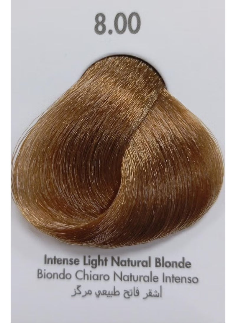 VIZO PROFESSIONAL Vizo Hair Color Cream Intense Light Natural Blonde 8.00 120ml - Image 2