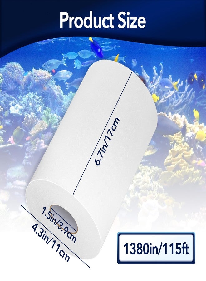 CuraceQ 4PCS Replacement Roll for Reefmat 1200, 115' Long x 6.78" High Replacement Fleece roll Compatible with Red Sea, Roller Mat for Red Sea Fits for Automatic Filtration of Impurities - Image 3