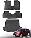 DrCarNow for Honda CRV CRV 20112007 Floor Mats Cargo Liner LX SE EX EXL Rubber Trunk Carpet All Season Weather Protector Waterproof AntiSlip TechAutomotive 2010 2009 2008 Car Interior Accessories Black - Image 2