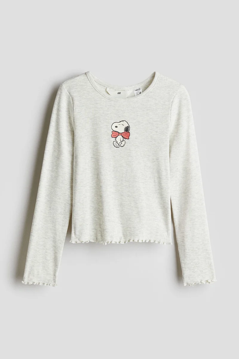 H&M Print-motif cotton top