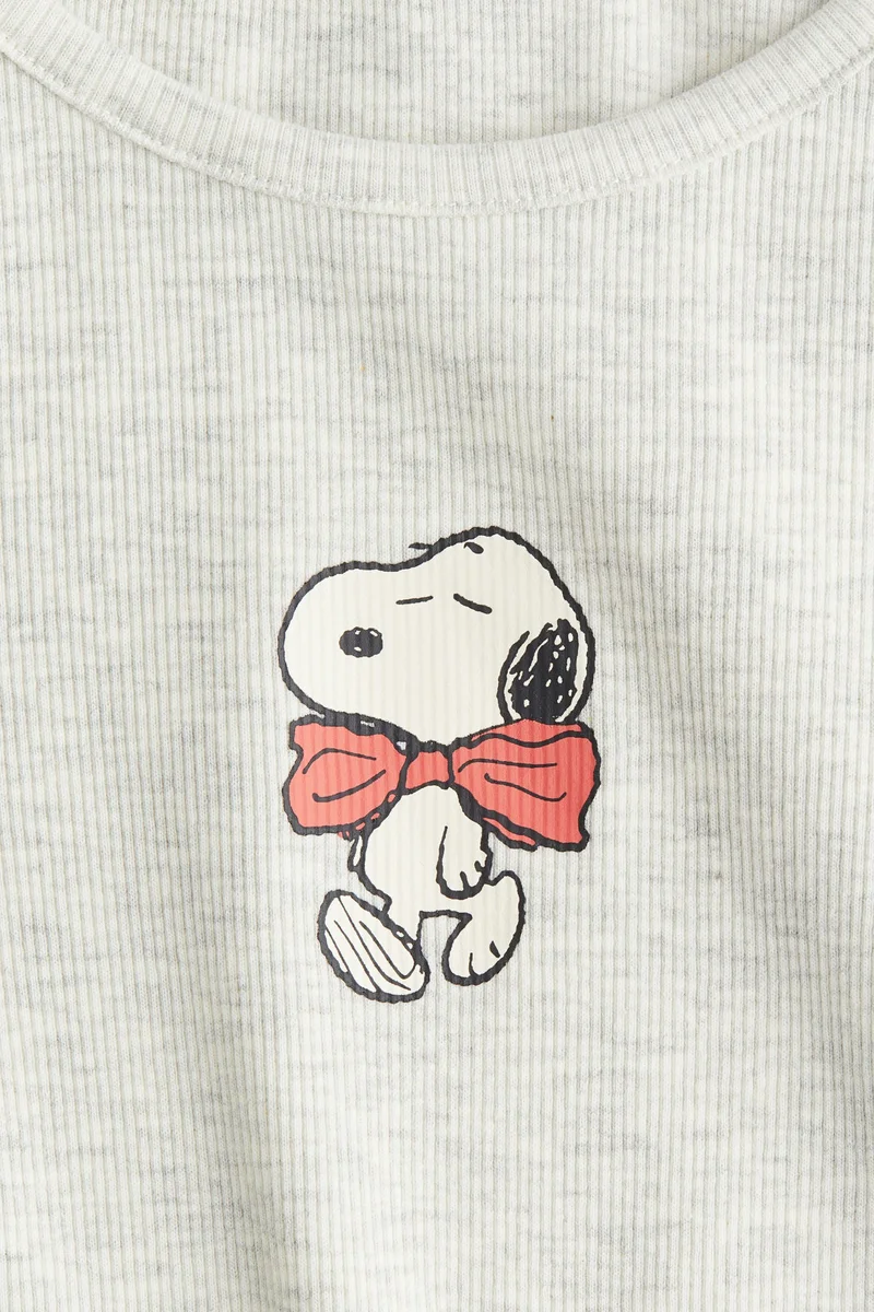 H&M Print-motif cotton top