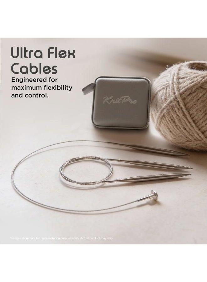 KnitPro Stelo Midi Normal Interchangeable Needle Set 5" (13cm) | 7 US Sizes (2.5 to 8) - Image 4