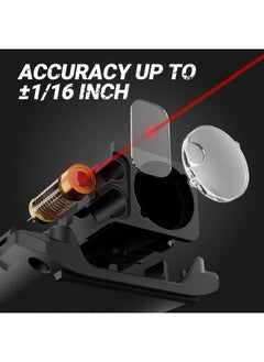 MILESEEY MiLESEEY G2 Laser Measurement Tool 330FT with ±0.06 Inch Accuracy, Distance Area Volume Measure and Pythagoras, Portable Handle Laser Measure with 4 Unit Switch & Digital Angle, with Pocket Clip  - Image 4
