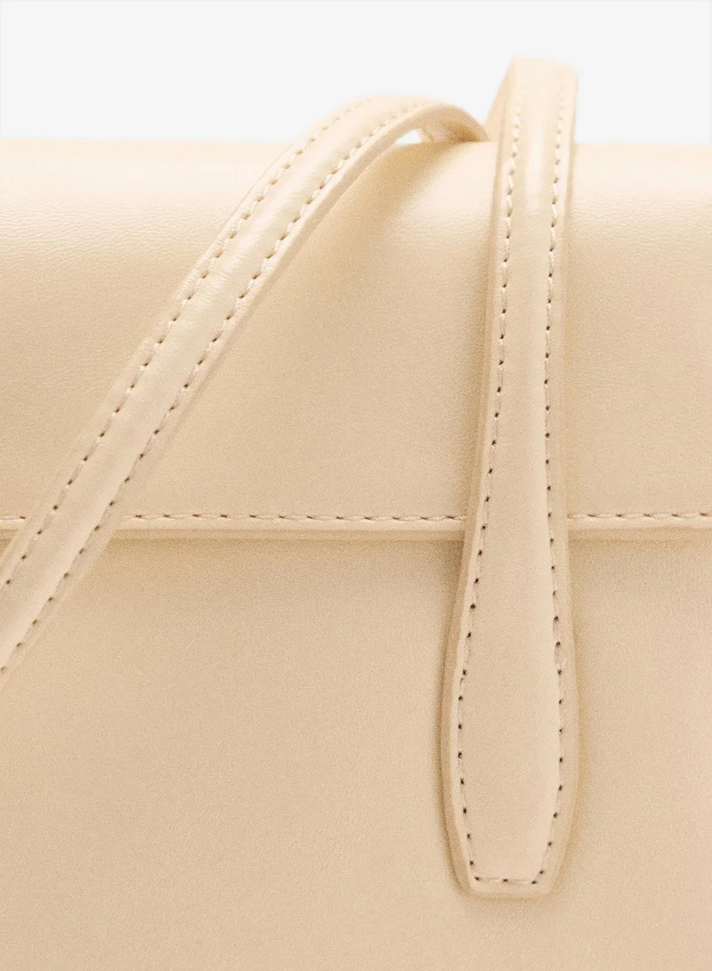 Mango 11-AMARILLO PASTEL Shoulder Bag With Strap for Women | Best Price UAE