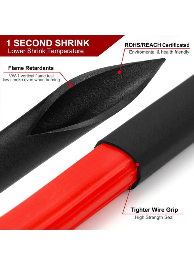 Chanzon 2:1 Ratio - 80Ft Roll - 5/32" (4mm) Heat Shrink Tubing 2:1(25M Total Length) Black Polyolefin Sleeving Wrap Shrinking 2 to 1 1pcs - Image 4