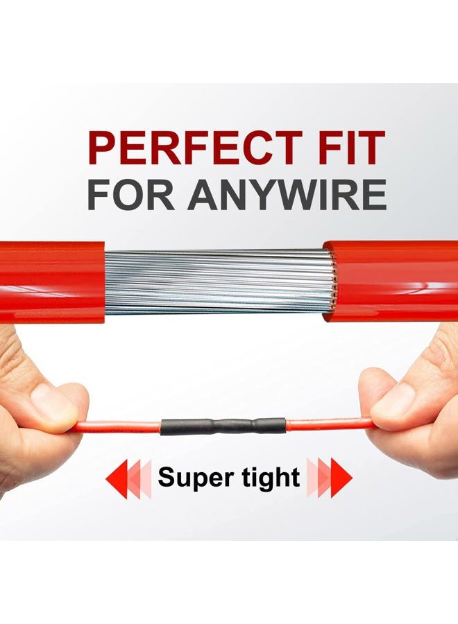 Chanzon 2:1 Ratio - 80Ft Roll - 5/32" (4mm) Heat Shrink Tubing 2:1(25M Total Length) Black Polyolefin Sleeving Wrap Shrinking 2 to 1 1pcs - Image 5
