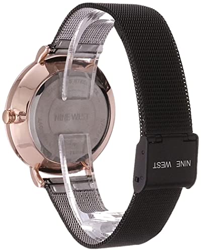 Nine West Women's Mesh Bracelet Watch, NW/2515 - Image 3