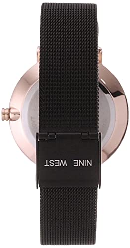 Nine West Women's Mesh Bracelet Watch, NW/2515 - Image 2