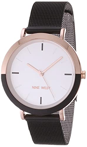 Nine West Women's Mesh Bracelet Watch, NW/2515 - Image 1