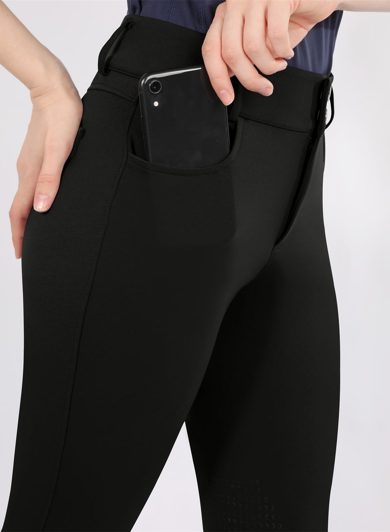 عام الفروسية السراويل الركبة سيليكون ركوب الخيل طماق النساء - Image 1