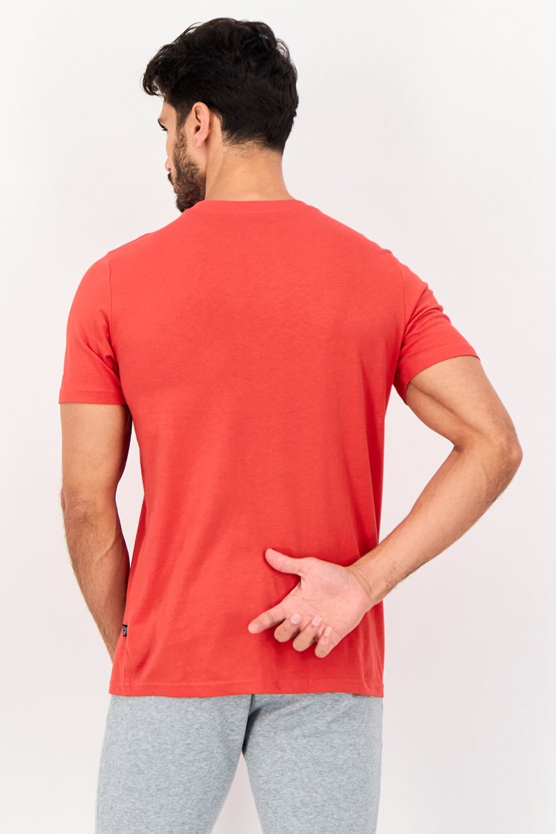 PUMA Men Sportswear Fit Short Sleeves Outdoor T-Shirt, Red - Image 3
