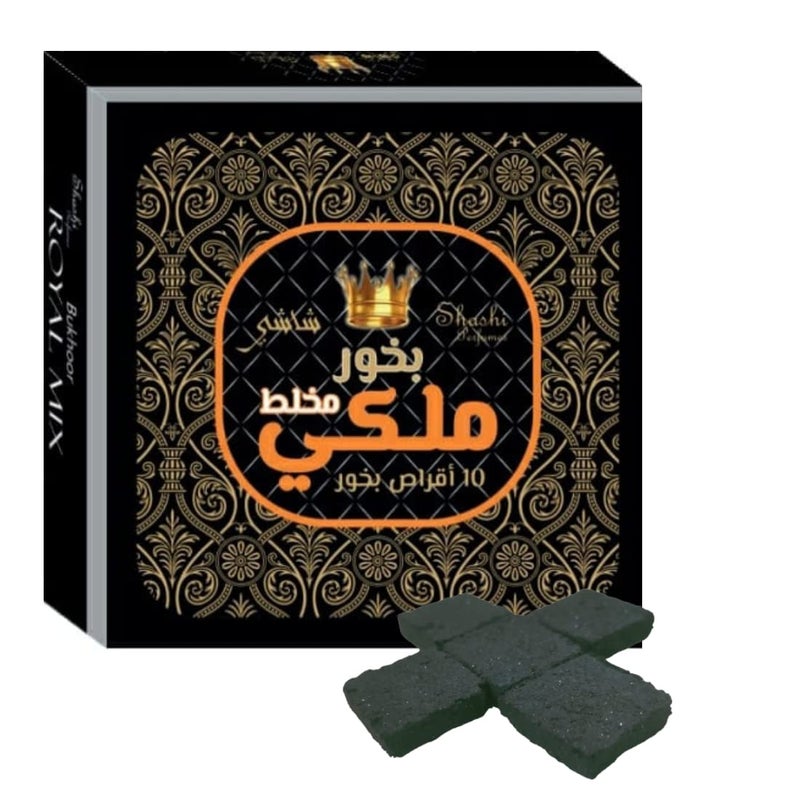SHASHI Shashi Royal Premium Bakhoor Tablets (15-Tablets) Natural Oudh Powder Tablets Exotic Oriental Aroma for Home,Leaving Space,Bedroom,Wedding & Special Events(65gm)