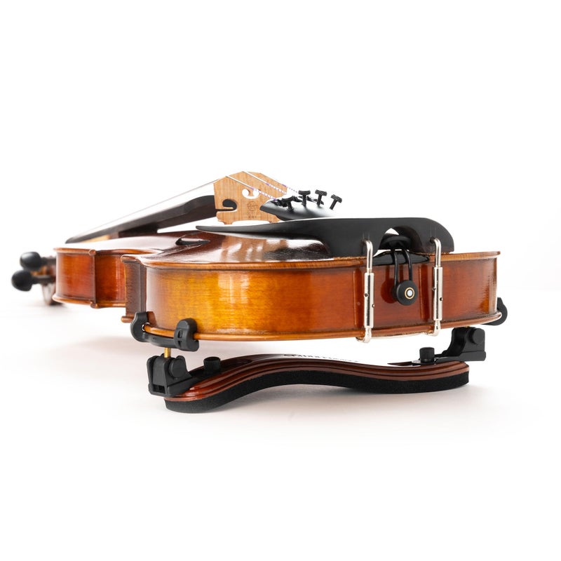 Fiddlerman Wood Violin Shoulder Rest for 4/4 and 3/4 with Collapsible and Height Adjustable Feet - Image 2