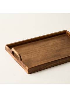 Dallaty Wood Trey Rectanngular With Handle 50.8X35.6X7Cm  - Image 2