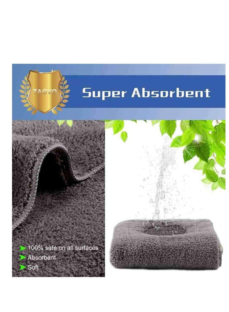 SYOSI Car Wash Mitt, Scratch Free Chenille Microfiber Double Sided Washing Mitts, Dual Sided Cleaning Gloves for Dirt Bugs, Sponge Cloths for Cars, Home, Furniture, Trucks, Boats 2Pack  - Image 5