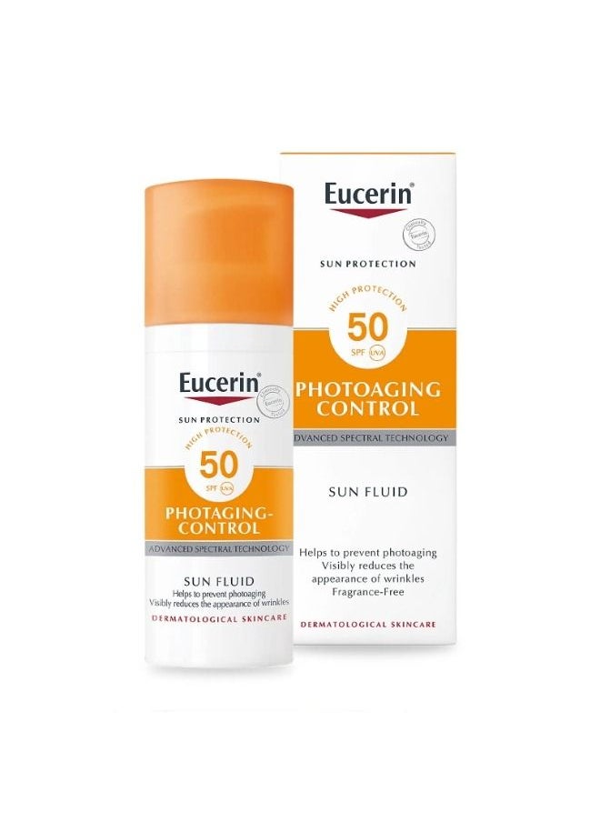 Eucerin Sun Face Anti-Age Fluid SPF50 50ml 