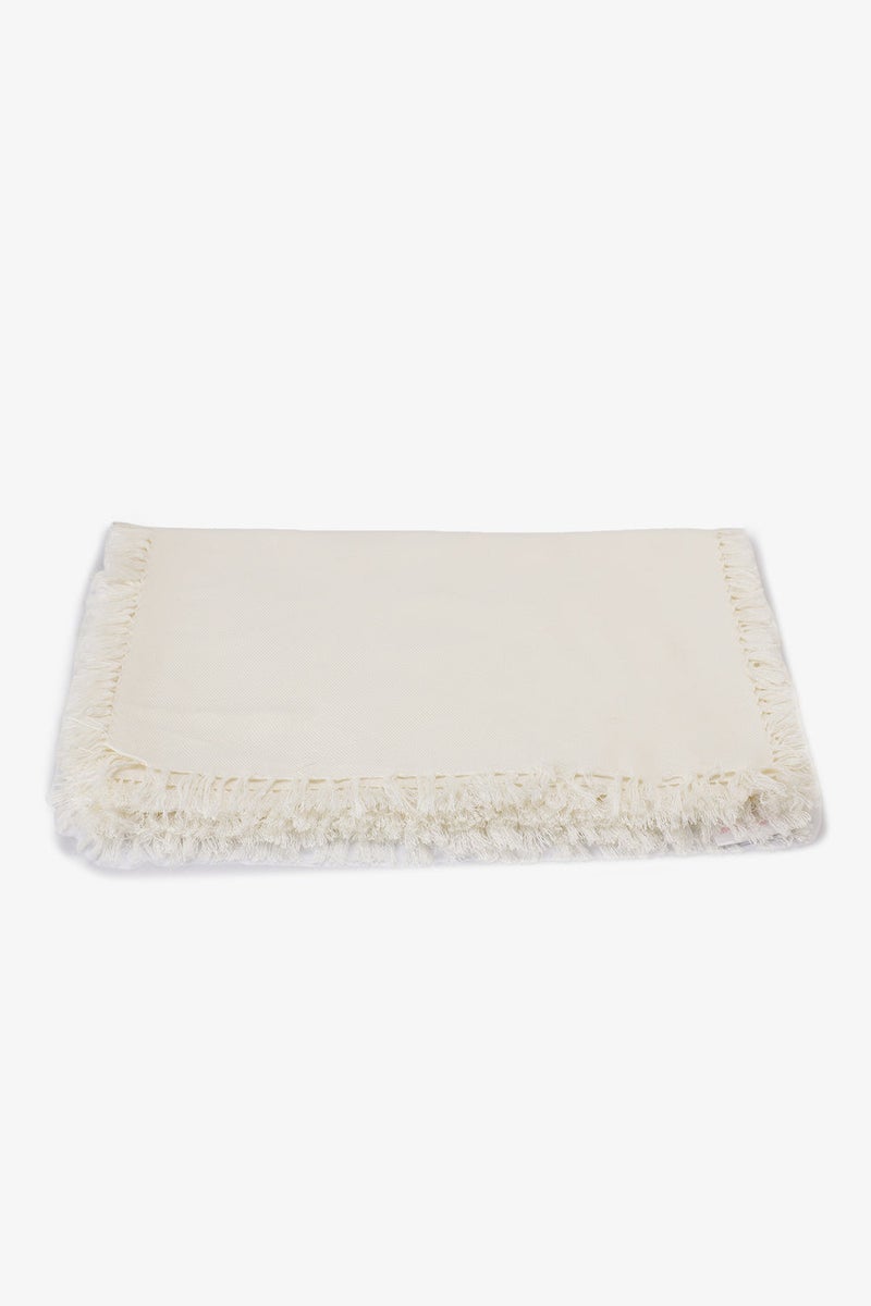 Carina Fringed Cotton Placemat - Image 1