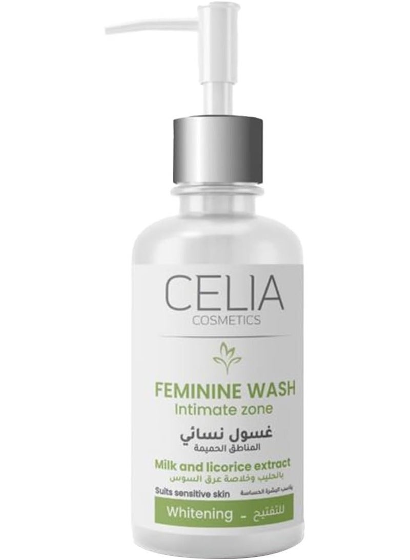 سيليا كوزمتكس غسول مناطق حساسة بالحليب وعرق السوس