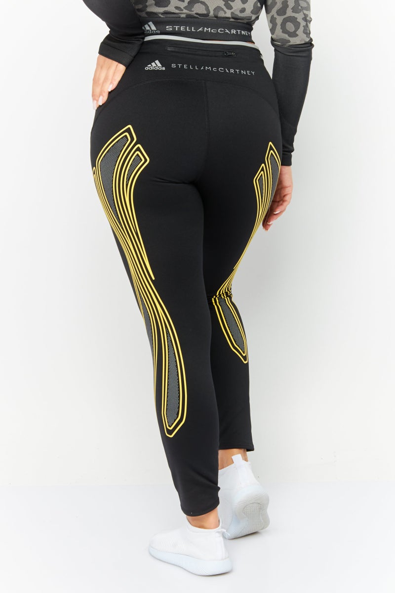 Adidas Women Saportswear Fit Running Leggings, Black  - Image 4