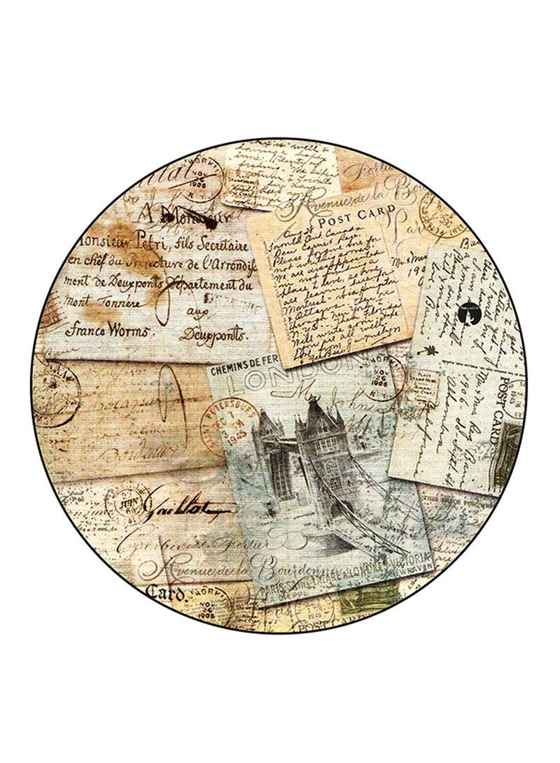 RKN Vintage Art Printed Mouse Pad  Multicolour