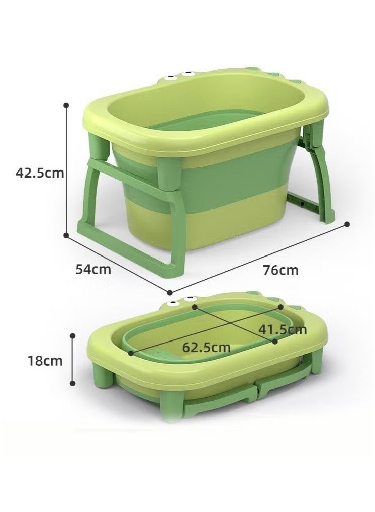 فول جوي حوض استحمام للأطفال قابل للطي على شكل تمساح مع كرسي ,76*54*42.5 سم - Image 5