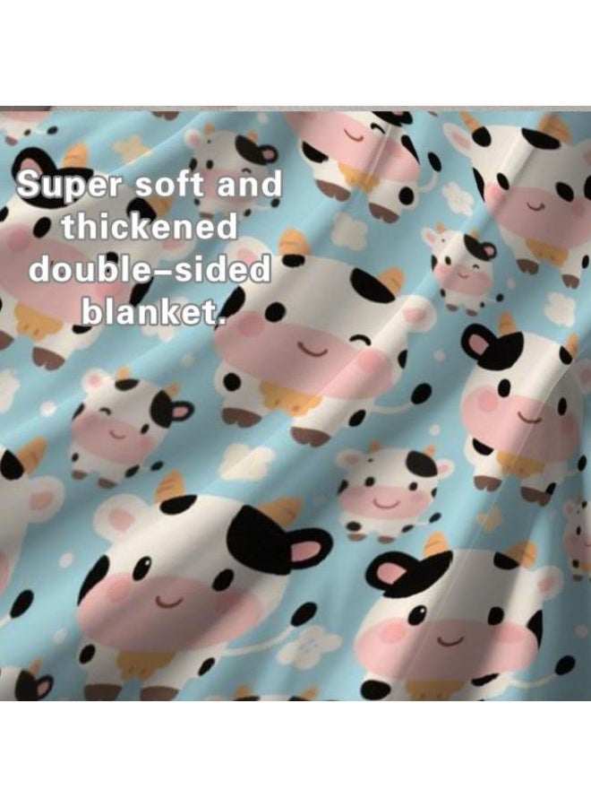 عام بطانية رقيقة من الفانيلا الكرتونية للأطفال والرضع (دافئة ومريحة، ومناسبة للنوم والألعاب) 70 سم * 100 سم - Image 4