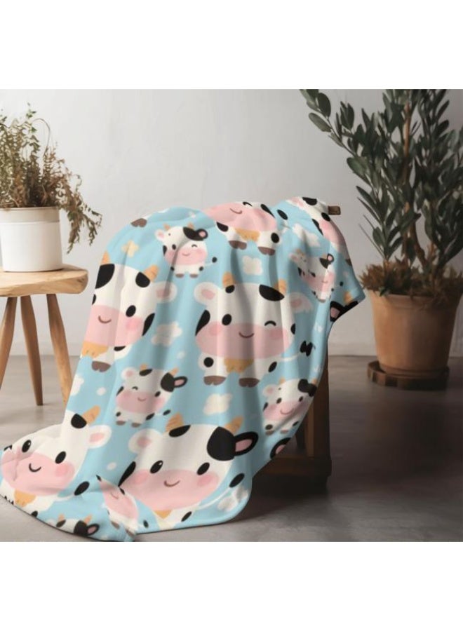 عام بطانية رقيقة من الفانيلا الكرتونية للأطفال والرضع (دافئة ومريحة، ومناسبة للنوم والألعاب) 70 سم * 100 سم - Image 5