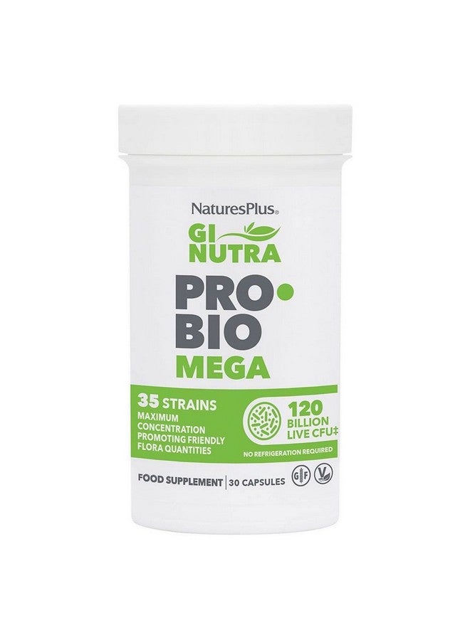 Nature's Plus Naturesplus Gi Natural Probiotic Mega 30 Capsules Digestive & Immune Health Gluten Free 30 Servings - Image 1