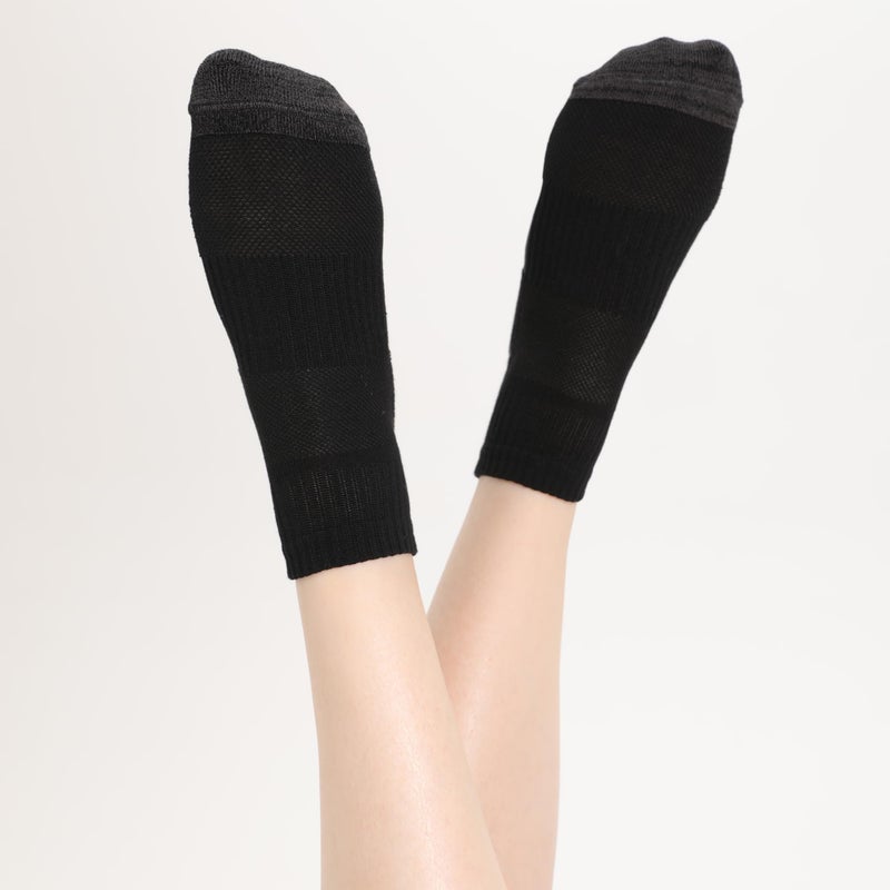 BAMBOO COOL Ankle Socks Womens Athletic Running Socks Moisture-Wicking Bamboo Viscose Cushioned Anti-Blister 5/6 Pairs - Image 5