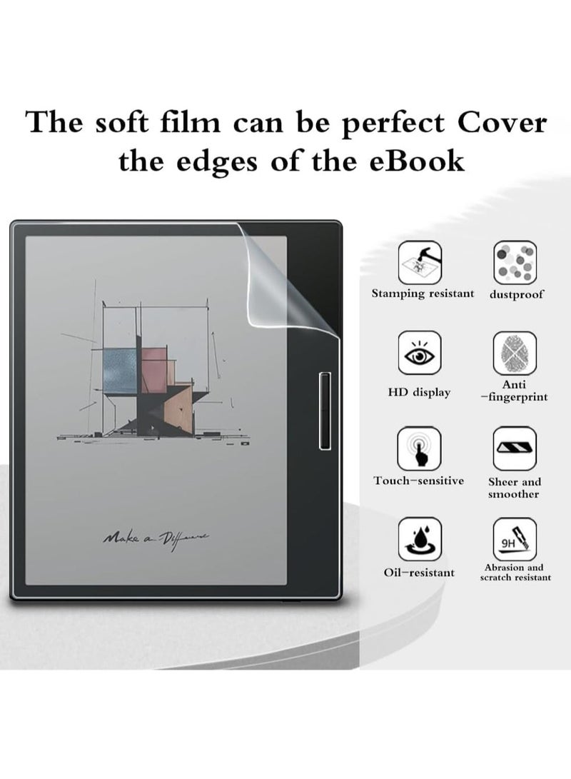 3 Pack Screen Protector Compatible with Onyx Boox Go Color 7 2024 Screen Protective Film Anti-Scratch High Definition Ultra HD Bubble-Free - Image 2